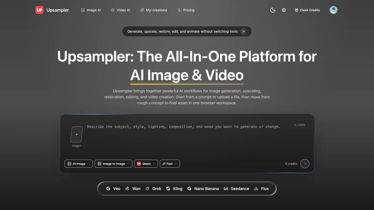 Screenshot 1 of Upsampler