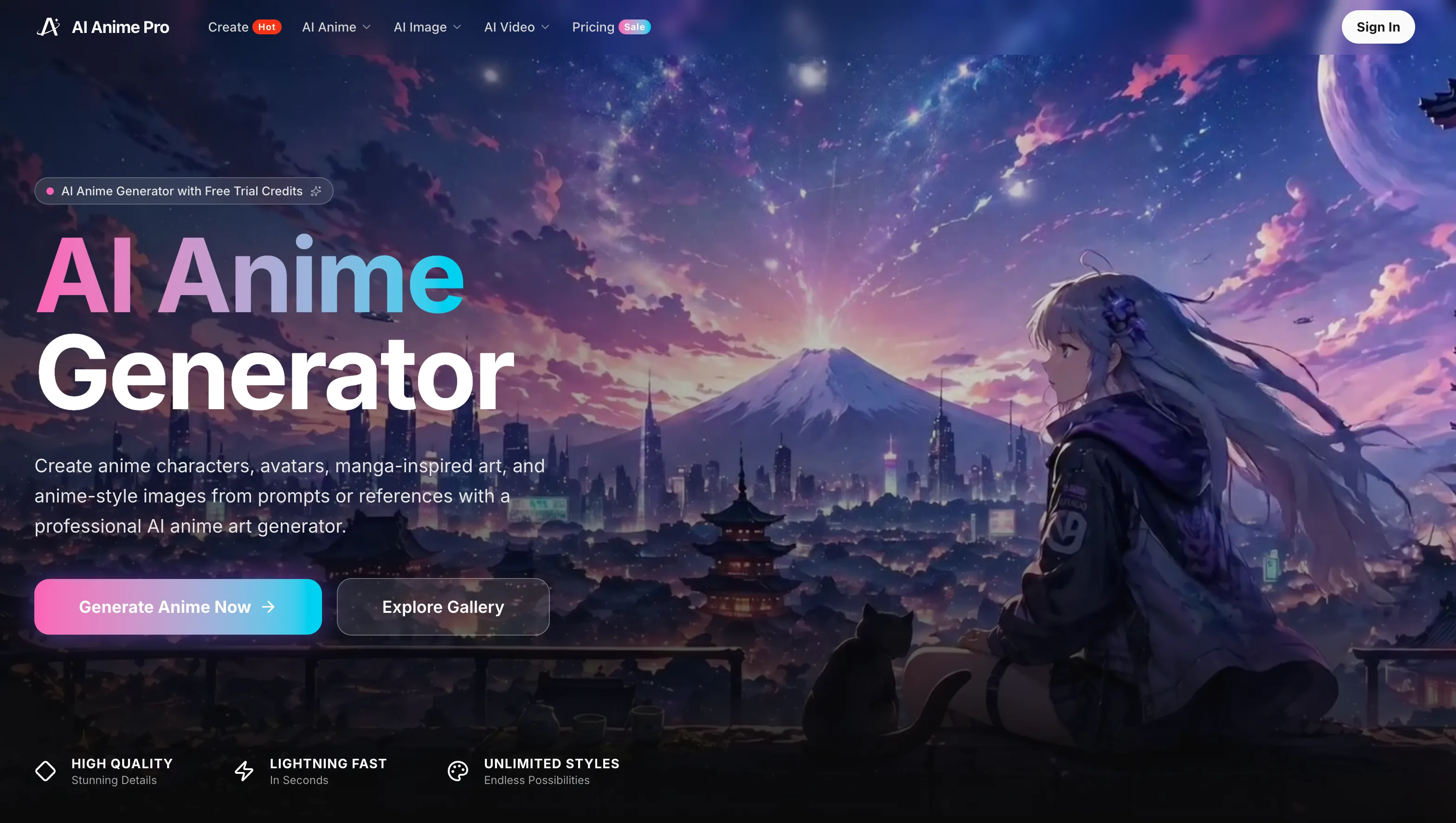 Screenshot 1 of AI Anime Pro