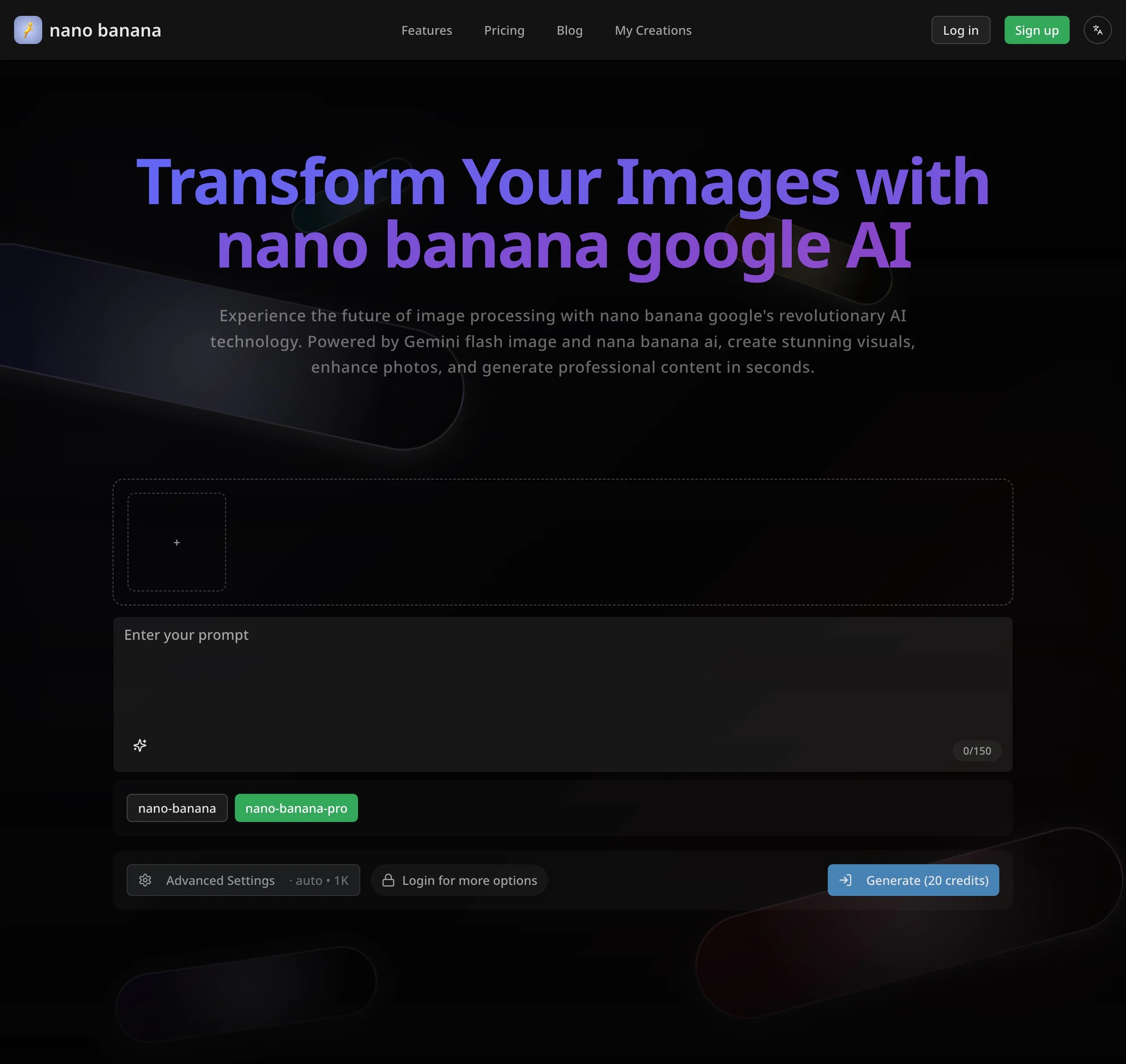 Screenshot 1 of nano banana