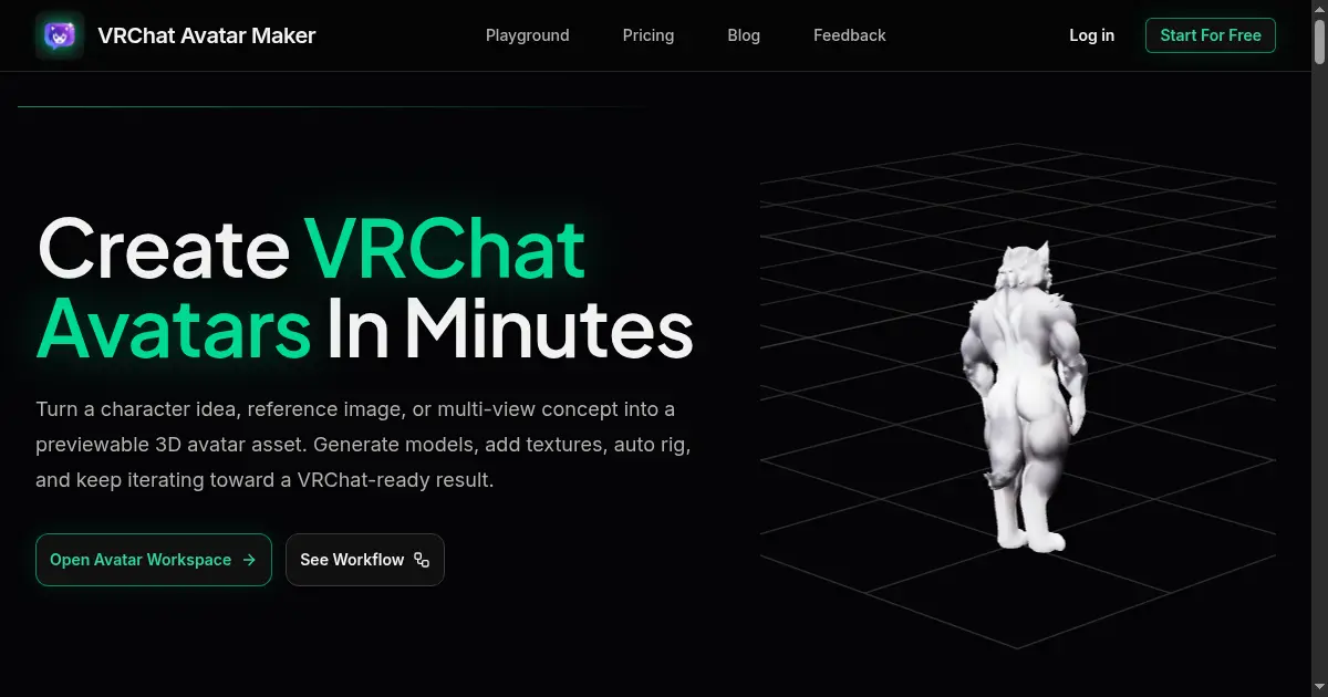 Screenshot 1 of VRChat Avatar Maker