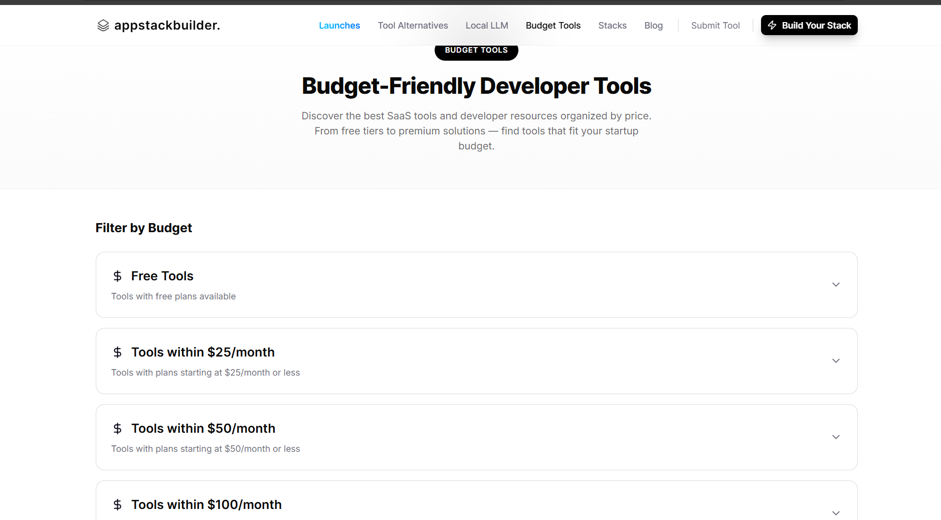 Screenshot 3 of appstackbuilder