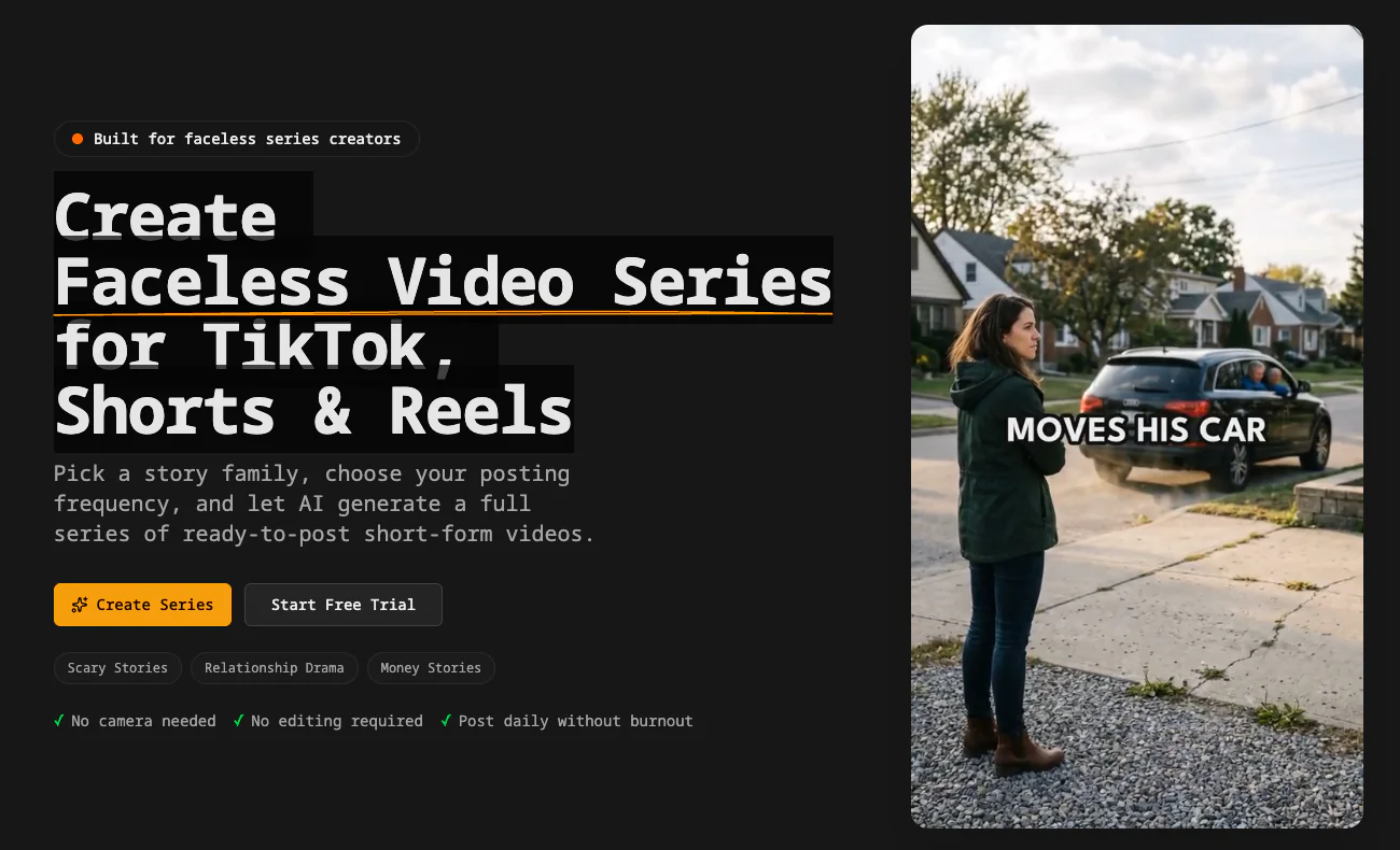 Screenshot 1 of Faceless Video
