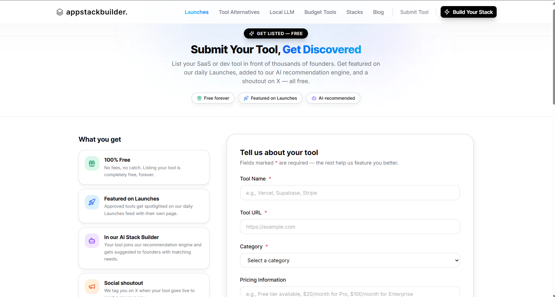 Screenshot 4 of appstackbuilder