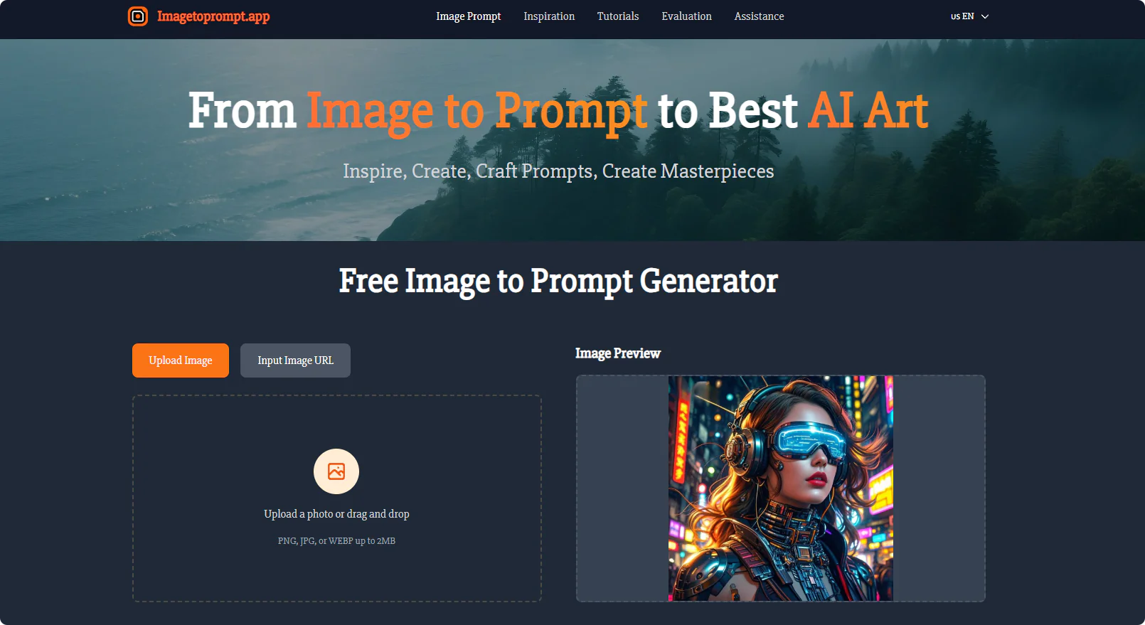 Screenshot 1 of Image to Prompt