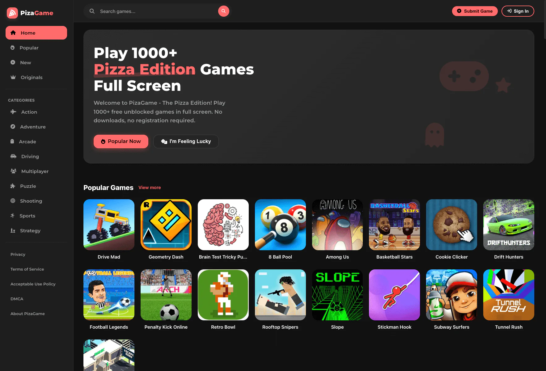 Screenshot 1 of PizaGame - the Pizza Edition Games