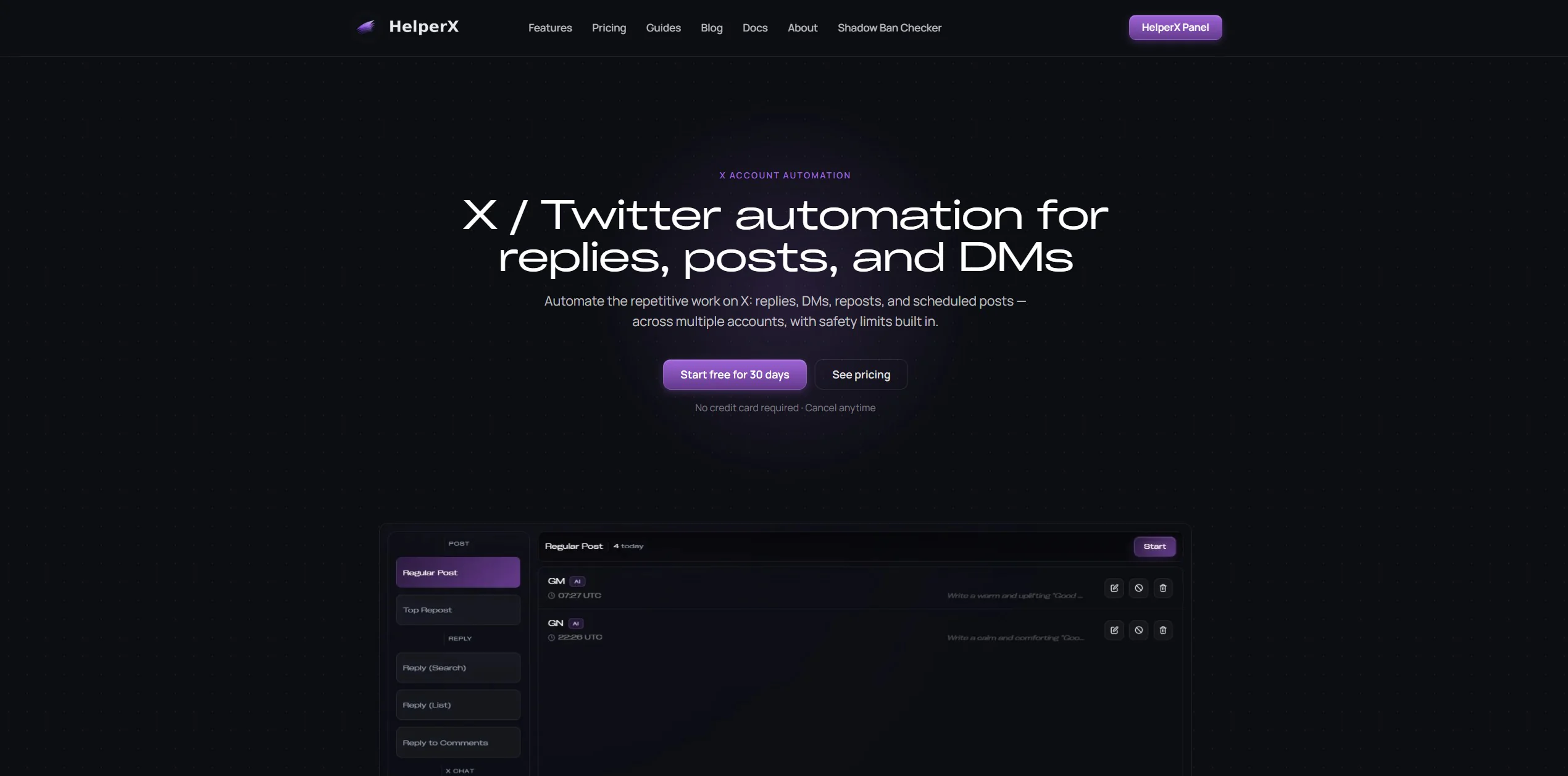 Screenshot 1 of Safe Multi-Account X Automation