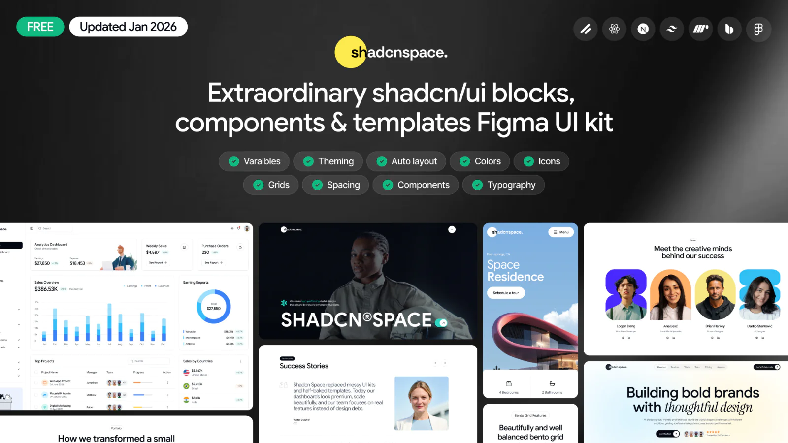 Screenshot 1 of Shadcn Space